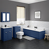Keswick Blue 500mm Traditional Toilet Unit with Concealed Cistern  Standard Large Image