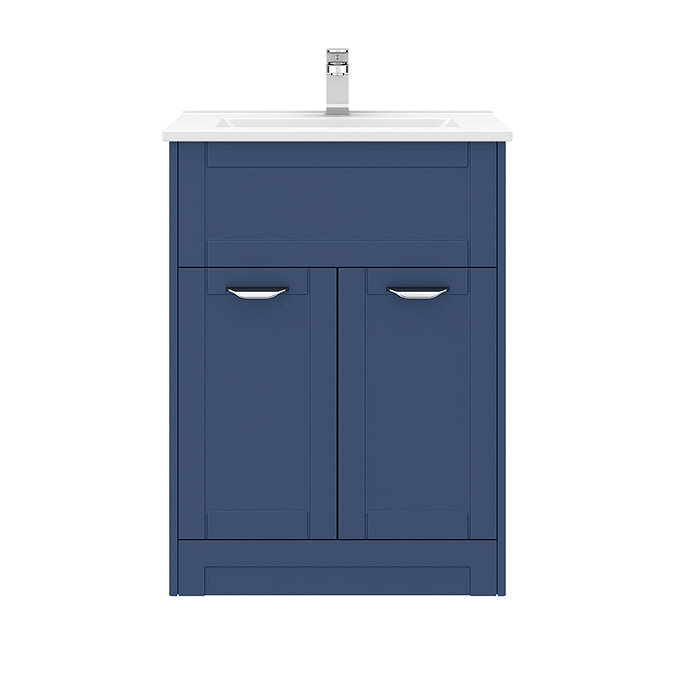 Keswick Blue 620mm Traditional Floorstanding Vanity Unit  Standard Large Image