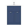 Keswick Blue 620mm Traditional Floorstanding Vanity Unit  Standard Large Image