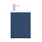 Keswick Blue 620mm Traditional Wall Hung 2 Drawer Vanity Unit  In Bathroom Large Image