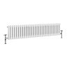 Keswick 300 x 1370mm Cast Iron Style Traditional 2 Column White Radiator  Feature Large Image