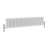Keswick 300 x 1355mm Cast Iron Style Traditional 3 Column White Radiator  Feature Large Image