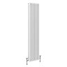 Keswick 1800 x 380mm Cast Iron Style Traditional 4 Column White Radiator  Feature Large Image