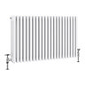 Keswick 600 x 1010mm Cast Iron Style Traditional 4 Column White Radiator  Feature Large Image