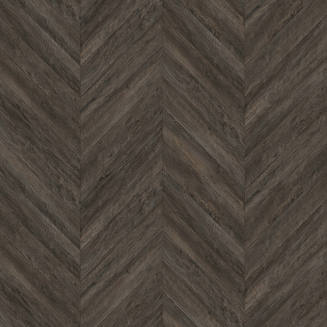 Chevron Style 680 x 127 Flooring Pack (10) - Dark Grey Oak
