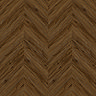 Keswick Chevron Style Dark Oak Waterproof Luxury Vinyl Plank Flooring - 680 x 127mm (Pack of 10)
