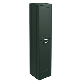 Keswick Green 1400mm Traditional Floor Standing Tall Storage Unit