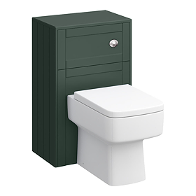 Keswick Green 500mm Traditional Toilet Unit with Concealed Cistern