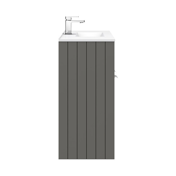 Keswick Grey 1015mm Traditional Floorstanding Vanity Unit  In Bathroom Large Image