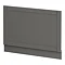 Keswick Grey 1700 x 700 Double Ended Bath Inc. Front + End Panels  Standard Large Image