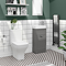 Keswick Grey 405mm Traditional Cloakroom Vanity Unit