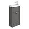 Keswick Grey 405mm Traditional Cloakroom Vanity Unit