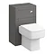 Keswick Grey 500mm Traditional Toilet Unit with Concealed Cistern Large Image