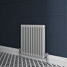 Keswick Grey 600 x 592mm Cast Iron Style Traditional 2 Column Radiator