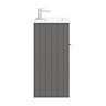 Keswick Grey 620mm Traditional Floorstanding Vanity Unit  In Bathroom Large Image