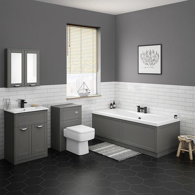 Keswick Grey Bathroom Suite Large Image