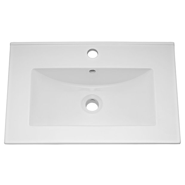 Keswick Grey 620mm Sink Vanity Unit + Toilet Package Victorian