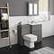 Keswick Grey Sink Vanity Unit + Toilet Package  Newest Large Image