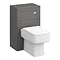 Keswick Grey Wall Hung 2-Door Vanity Unit + Toilet Package  Standard Large Image