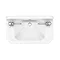 Keswick Traditional 515mm Cloakroom Basin 2TH & Chrome Wash Stand  In Bathroom Large Image