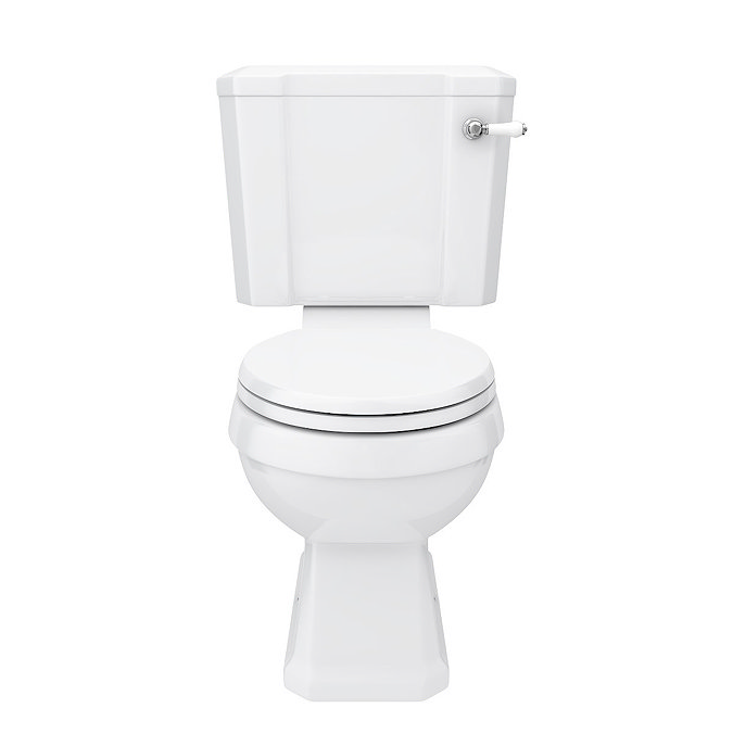 Keswick Traditional Close Coupled Toilet + Soft Close Seat