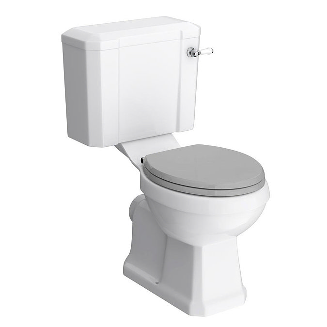 Keswick Traditional Close Coupled Toilet + Soft Close Seat