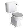 Keswick Traditional Close Coupled Toilet + Soft Close Seat