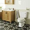 Keswick Traditional Close Coupled Toilet with Soft Close Seat  additional Large Image