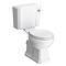 Keswick Traditional Close Coupled Toilet + Soft Close Seat White