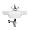 Keswick Traditional Corner Cloakroom Basin 1TH - 420 x 450mm  Profile Large Image