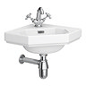 Keswick Traditional Corner Cloakroom Basin 1TH - 420 x 450mm