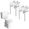 Keswick Traditional Double Basin En-Suite Bathroom Large Image