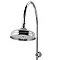 Keswick Traditional Exposed Manual Mixer Shower with Arching Shower Riser Kit  Profile Large Image