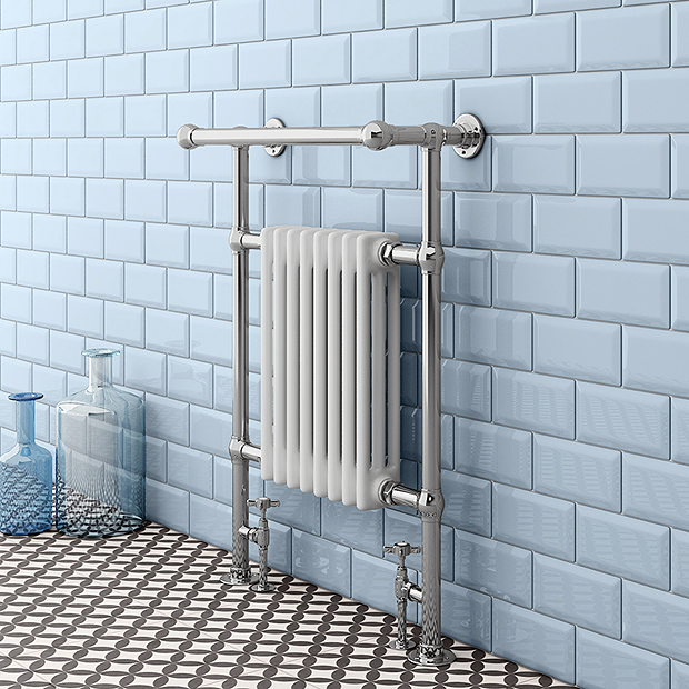Keswick Traditional Heated Towel Rail Radiator at Victorian Plumbing UK