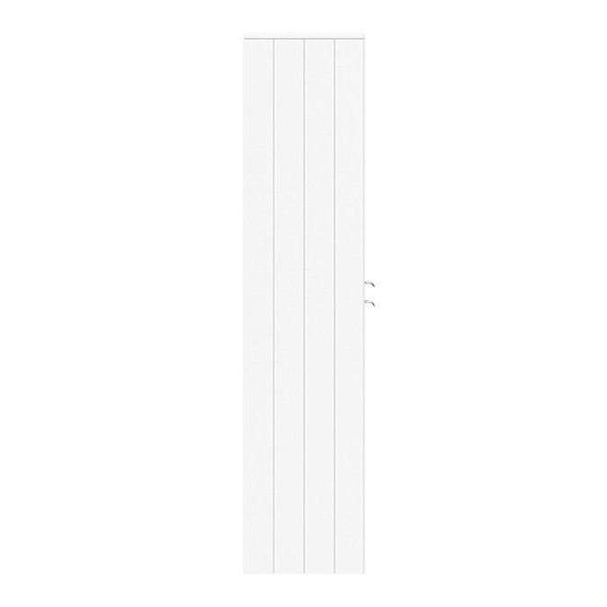 Keswick White 1400mm Traditional Floorstanding Tall Storage Unit  Standard Large Image