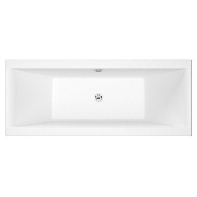 Keswick White 1700 x 700 Double Ended Bath Inc. Front + End Panels  Profile Large Image