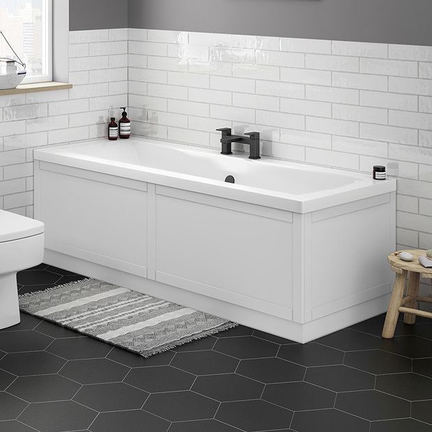 Keswick White 1700 x 700 Double Ended Bath Inc. Front + End Panels ...