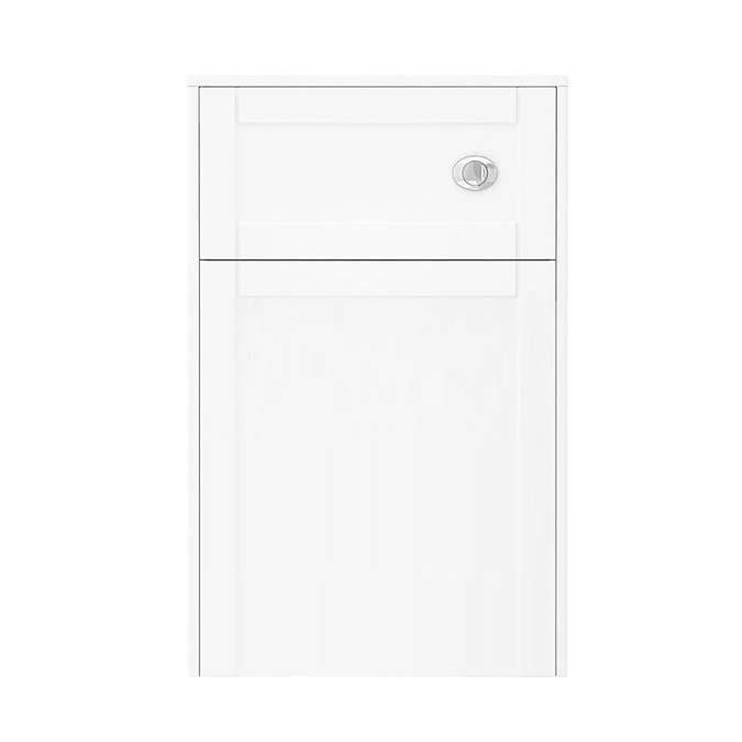 Keswick White 500mm Traditional Toilet Unit with Concealed Cistern  In Bathroom Large Image