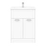 Keswick White 620mm Traditional Floorstanding Vanity Unit  Standard Large Image
