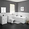 Keswick White 620mm Traditional Floorstanding Vanity Unit  Feature Large Image