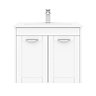 Keswick White 620mm Traditional Wall Hung 2 Door Vanity Unit  Standard Large Image