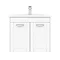 Keswick White 620mm Traditional Wall Hung 2 Door Vanity Unit  Standard Large Image