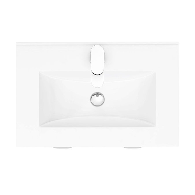 Keswick White 620mm Traditional Wall Hung 2 Door Vanity Unit  additional Large Image