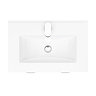 Keswick White 620mm Traditional Wall Hung 2 Door Vanity Unit  additional Large Image
