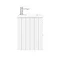 Keswick White 620mm Traditional Wall Hung 2 Drawer Vanity Unit  In Bathroom Large Image