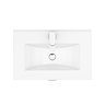 Keswick White 620mm Traditional Wall Hung 2 Drawer Vanity Unit  additional Large Image
