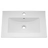 Keswick White Sink Vanity Unit, Storage Unit, Tall Boy + Toilet Package  Feature Large Image