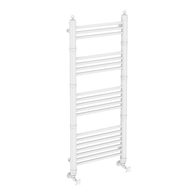 Keswick White Traditional 500 x 1200mm Heated Towel Rail