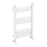 Keswick White Traditional 500 x 800mm Heated Towel Rail