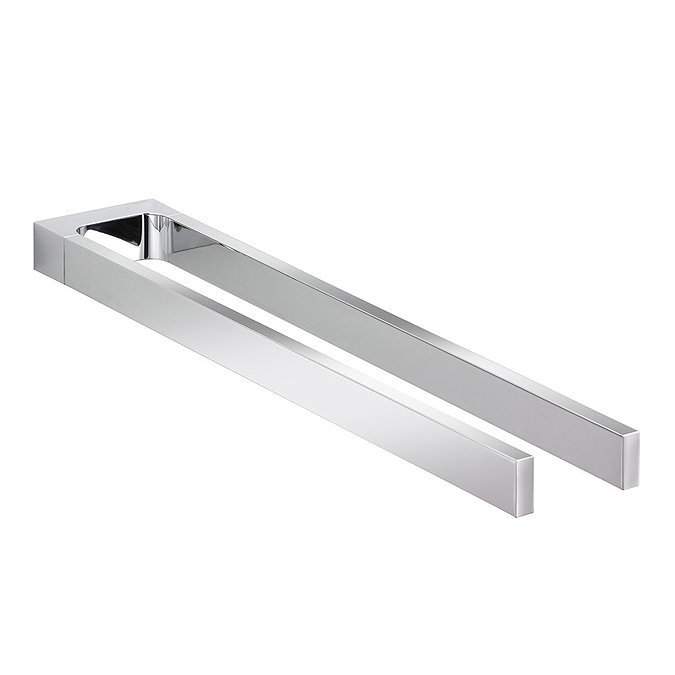 Keuco Edition 11 Fixed Double Towel Rail - Chrome Standard Large Image